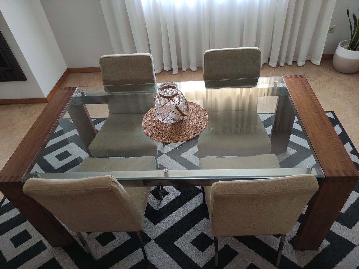 Móveis de Sala (madeira mogno)