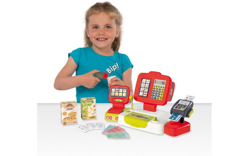 Интерактивная детская касса Smoby 350105 350107 350108