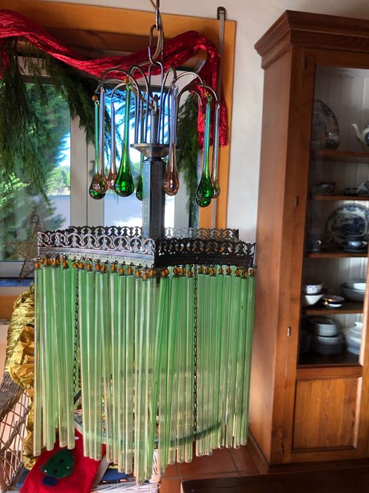 Candeeiro em vidro soprado