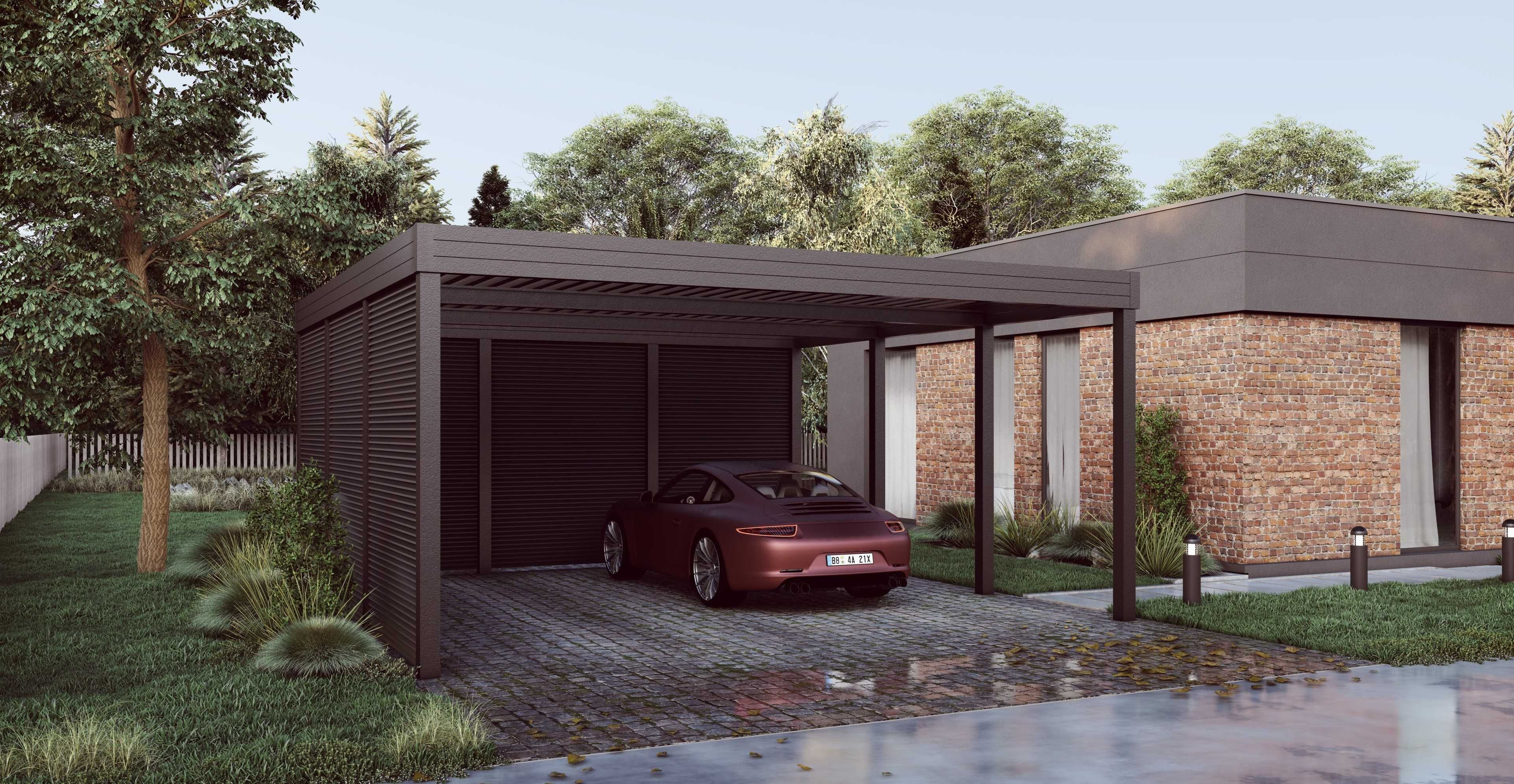 Carport 6x6 6x3 Wiata Samochodowa Altana Metalowa