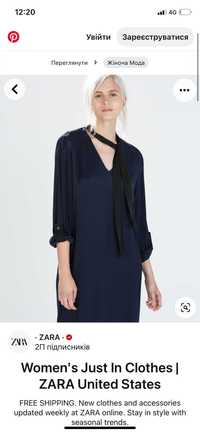 Плаття Туніка Zara L-Xl оверсайз модель