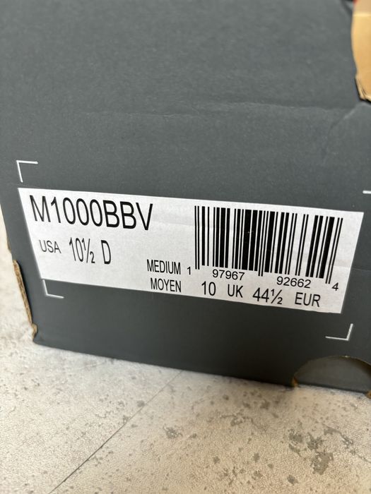 ОРИГІНАЛ! Кросівки New balance 1000 cordura чорні | 44.5