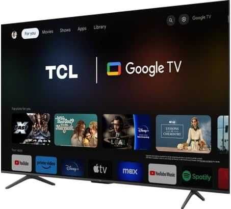 телевізор TCL 55T8B QLED Pro 144 Гц Onkyo 4K UHD, HDR Pro, Google TV