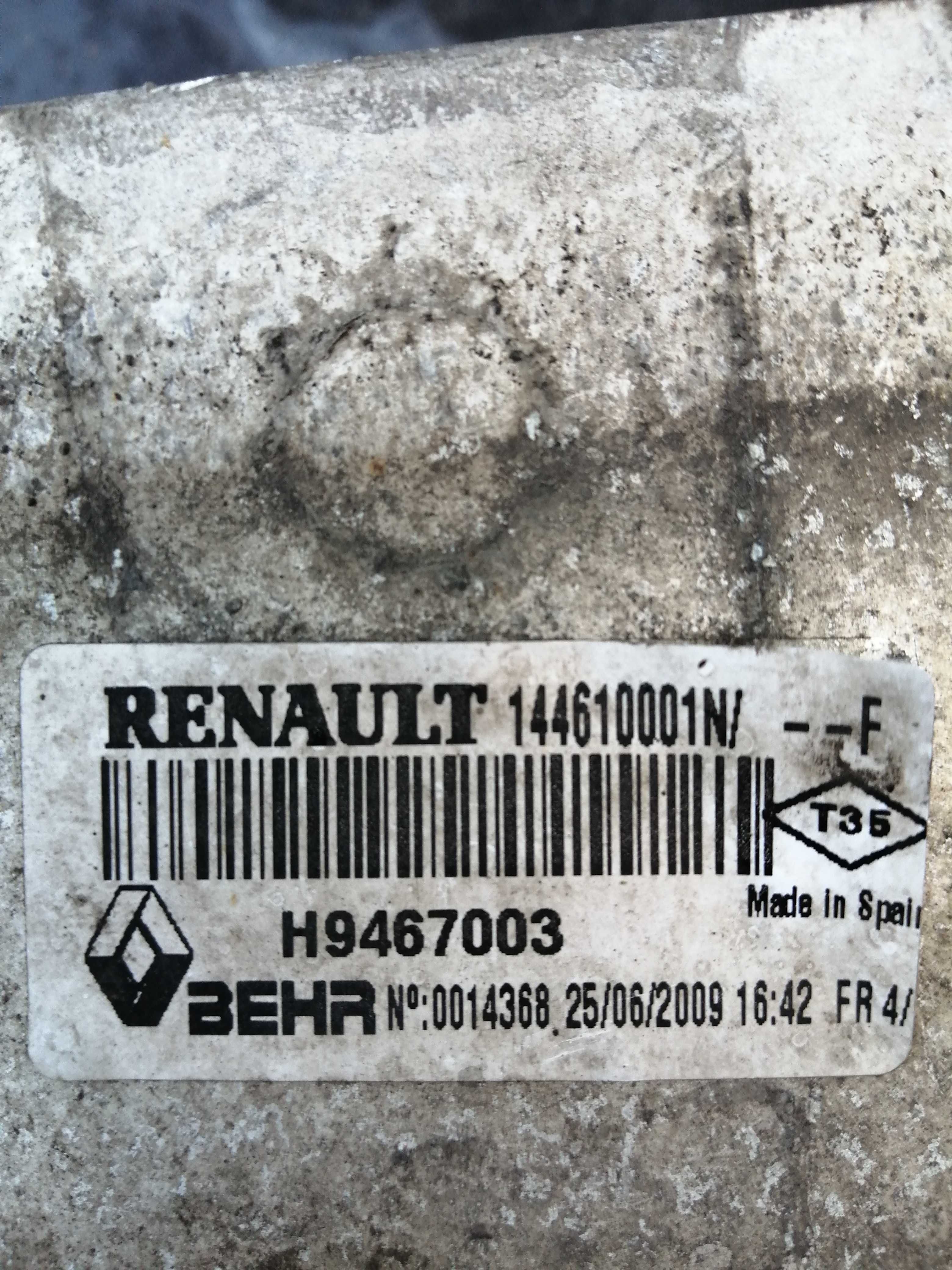 Chłodnica Interculera Renault Laguna 3