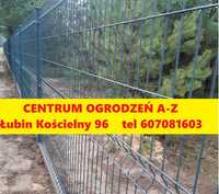 Panel ogrodzeniowy 123 cm fi 4 mm ocynk + grafit