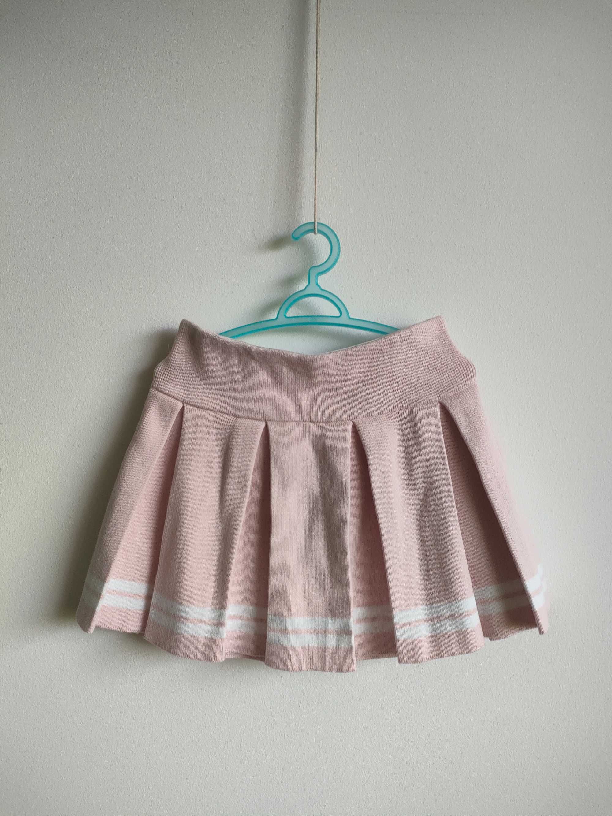 Spódniczka H&M plisowana dla dziewczynki 2-4 lata 98-104cm róż