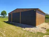 8x6 POD Garaze Blaszane Garaż Blaszany Blaszak Blaszaki Drewnopodobny