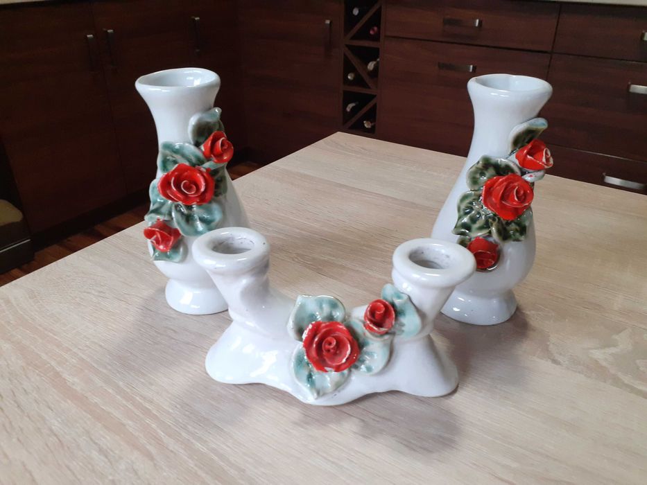 Zestaw z różyczkami