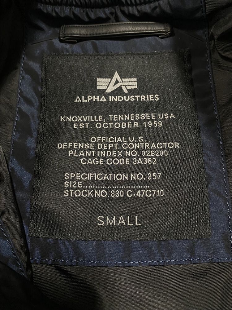 Kurtka Alpha Industries Iridium S Nowa