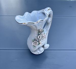 Wazon porcelanowy kwiaty
