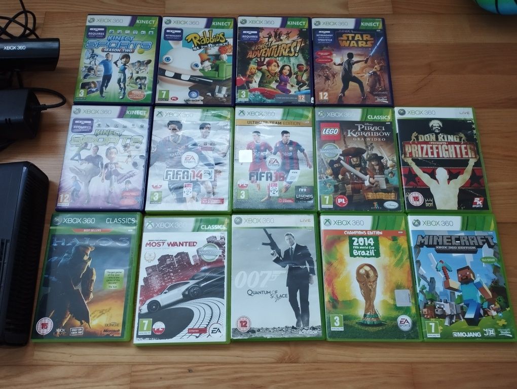 Xbox 360 Kinect +gry