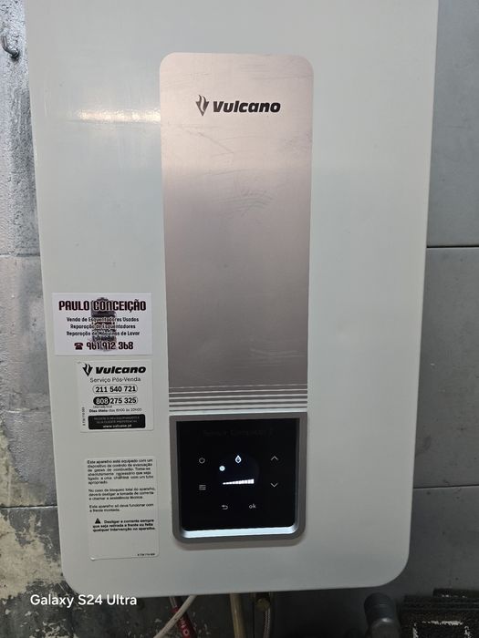 Esquentador ventilado vulcano sensor compacto 2