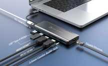 Мини-док-станция USB-C® Dual 4K HDMI™ 10 Гбит/с