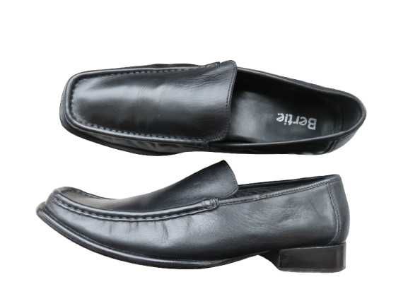 Мужские мокасины-лоферы Вertie (Италия). Размер 44. Натуральная кожа.