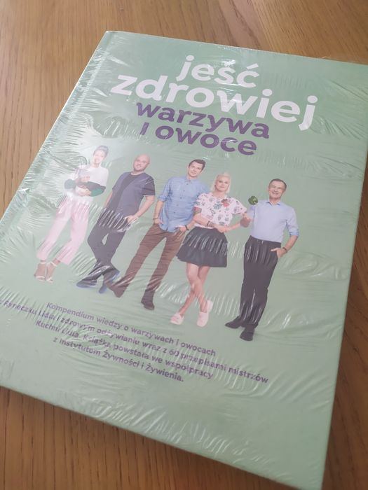 Książka jeść zdrowiej warzywa i owoce