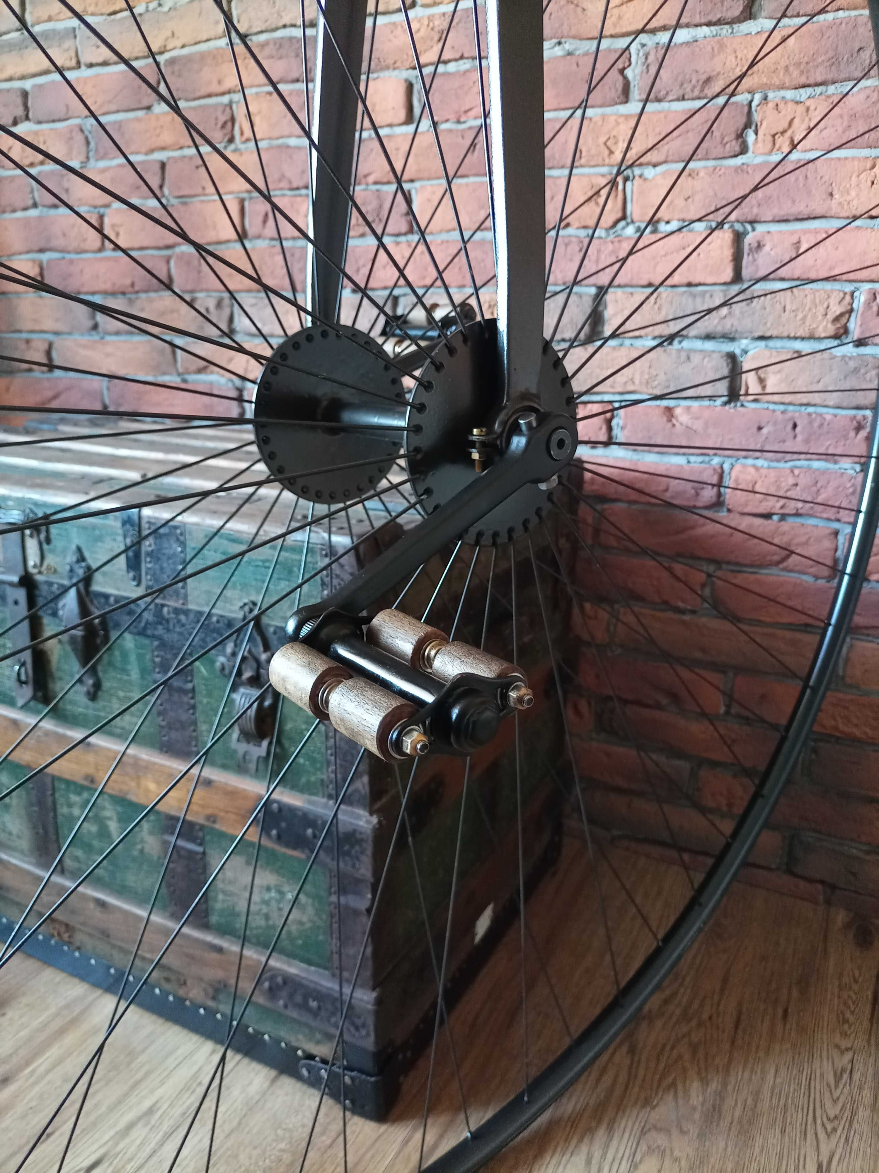 Zabytkowy Rower Bicykl XIX wiek Rekonstrukcja