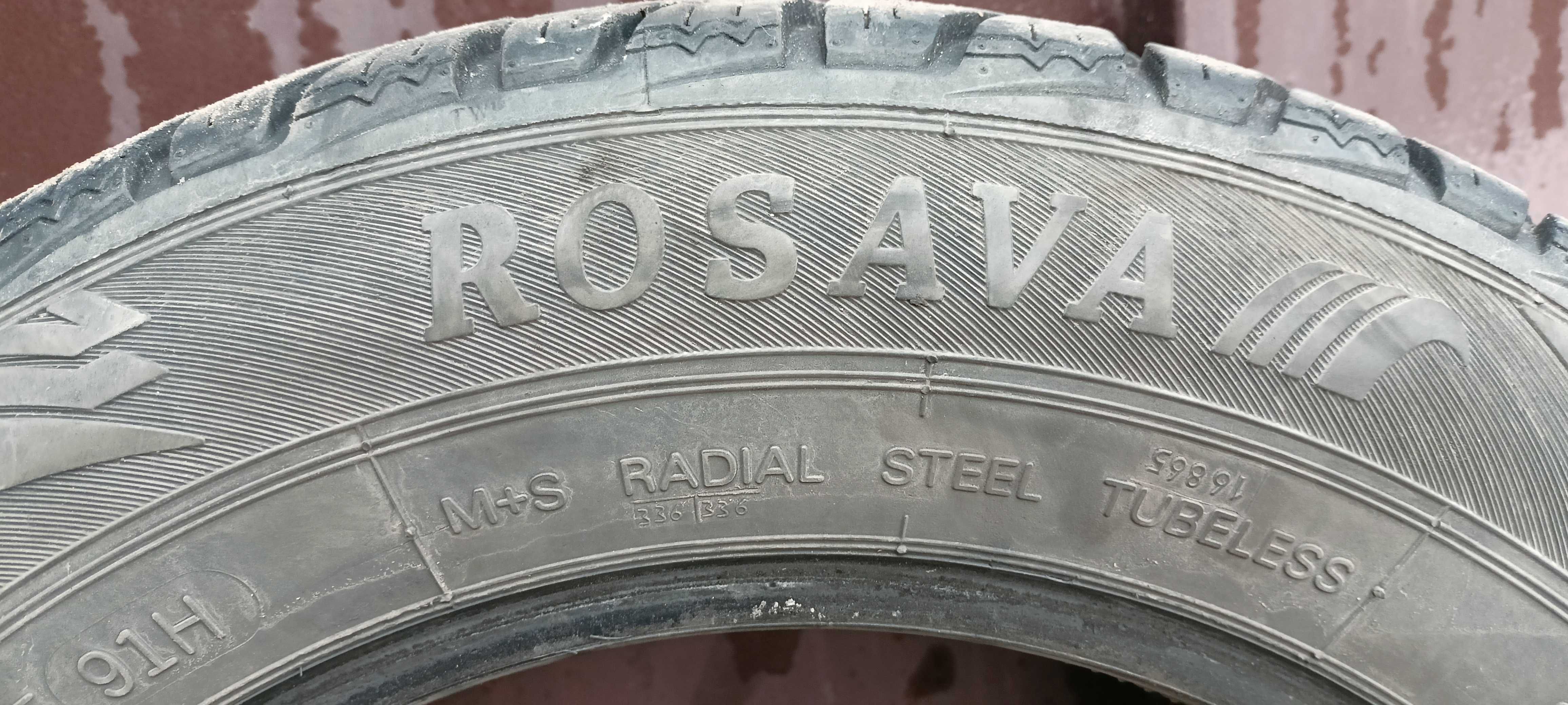 Продам зимову гуму Rosava Snowgard 195/65 r15 та диски металеві 4*100