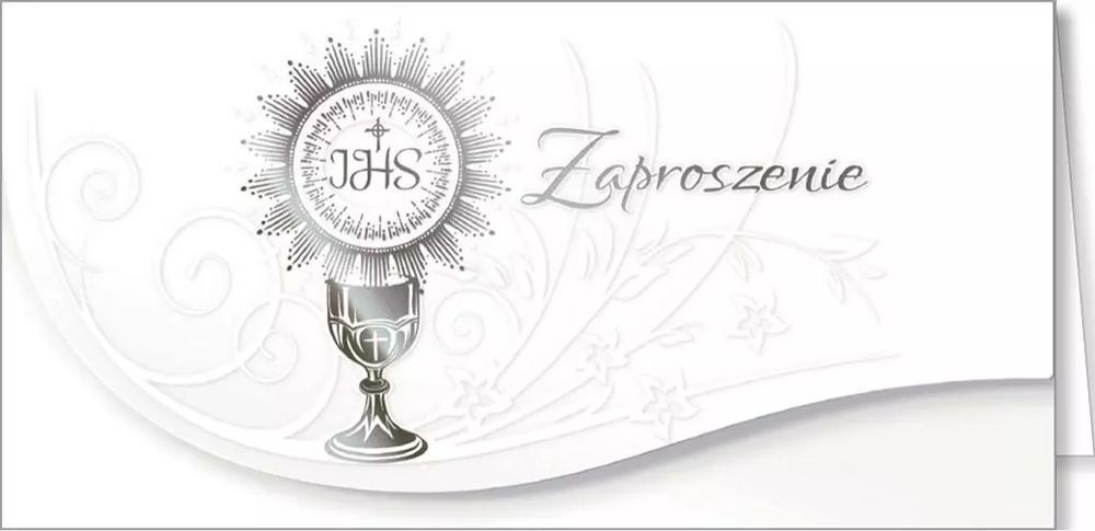 Zaproszenie Komunia ZK07 (10szt.). AbCard