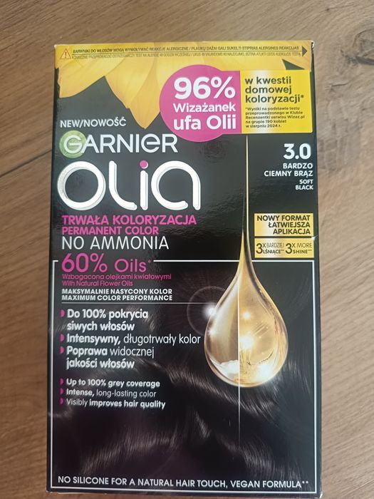 Farba Garnier Olia 3.0 bardzo ciemny brąz