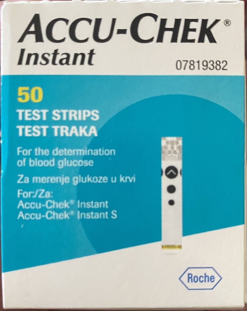 Accu-chek полоски для измерение сахара в крови