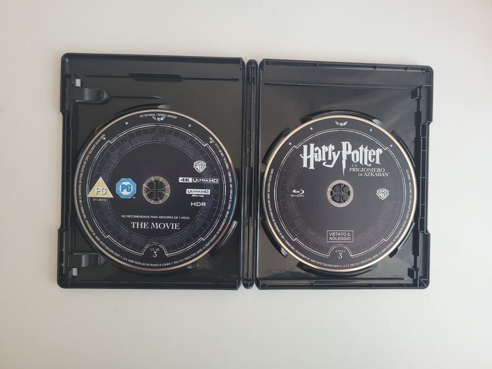 Film 4K Ultra HD + Blu Ray Więzień Azkabanu Czara Ognia Insygnia Śmier