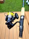 Wędka spinningowa Mikado + kołowrotek Shimano