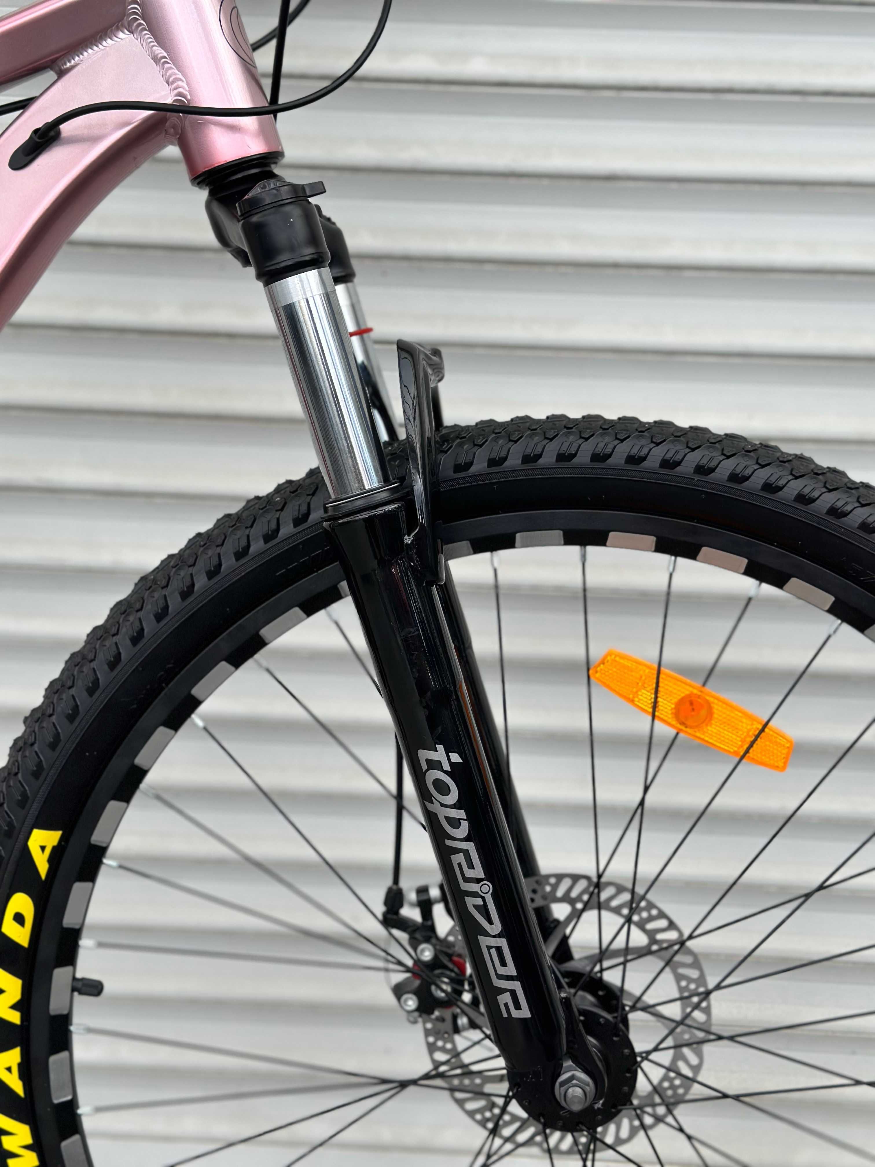 Горный велосипед с алюминиевой рамою 26 дюймов Розовий