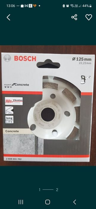 Bosch diamentowa tarcza do betonu 125mm
