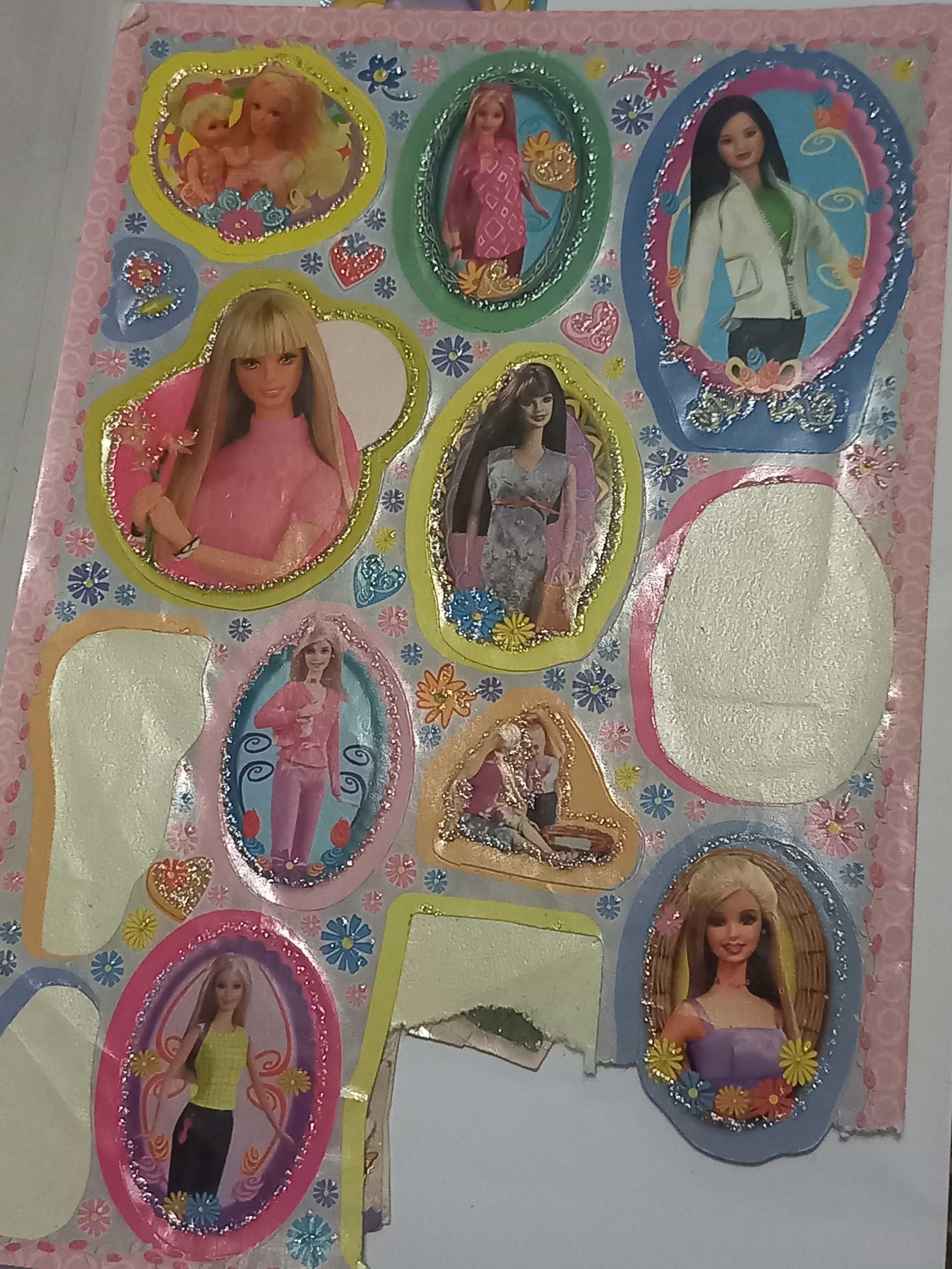 Наклейки Барби, barbie