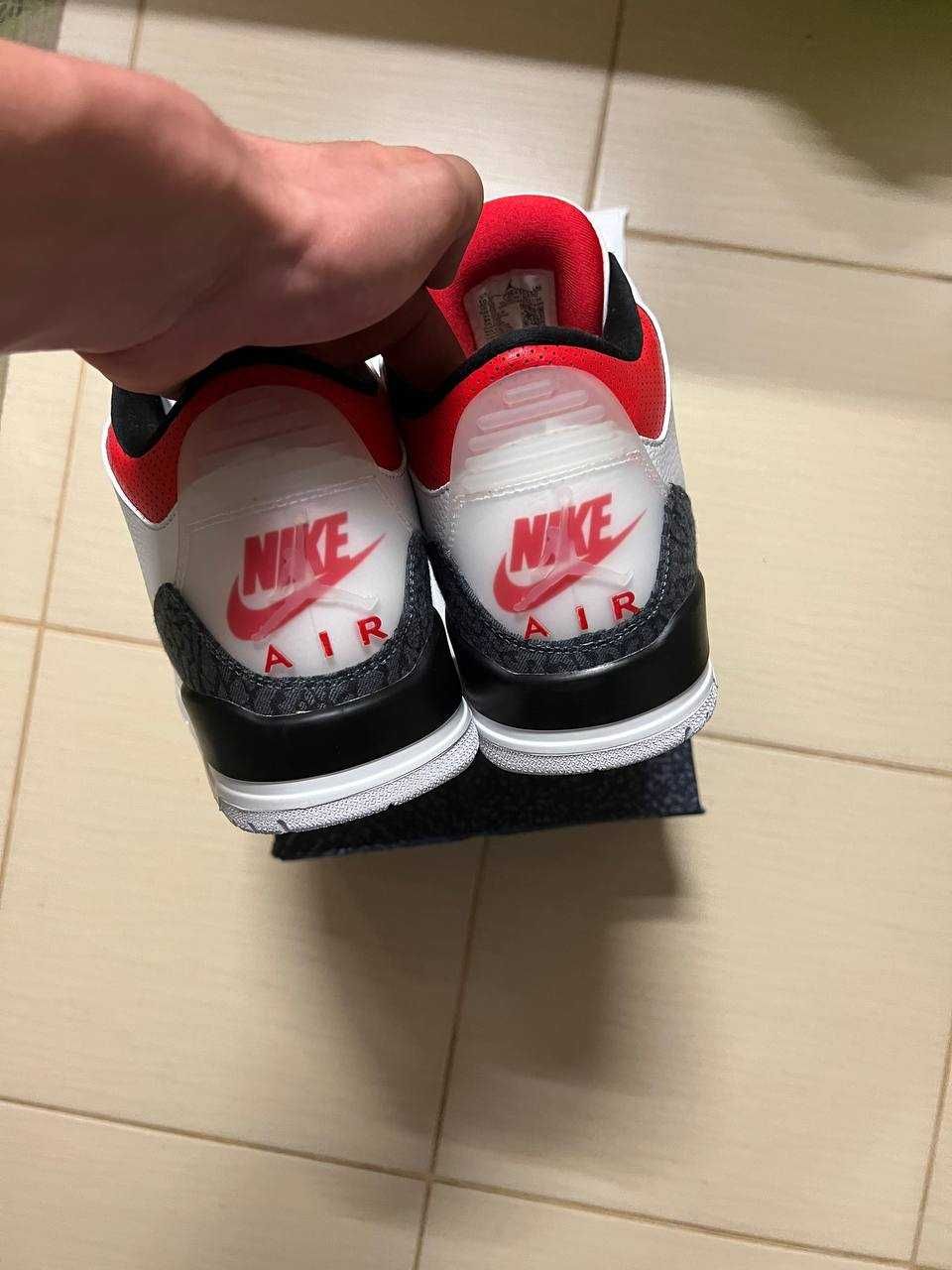 Jordan 3 Retro Fire Red Denim