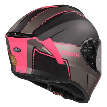 Kask integralny AIROH SPARK Flow Pink Matt XS JAK NOWY