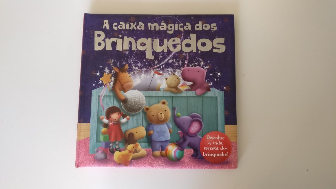 Livro infantil A caixa mágica dos brinquedos