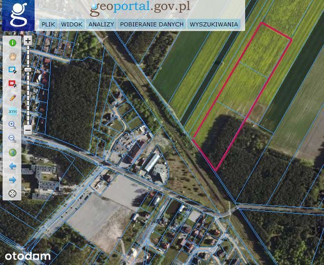 Działka 33023 m² w spokojnej okolicy blisko lasu