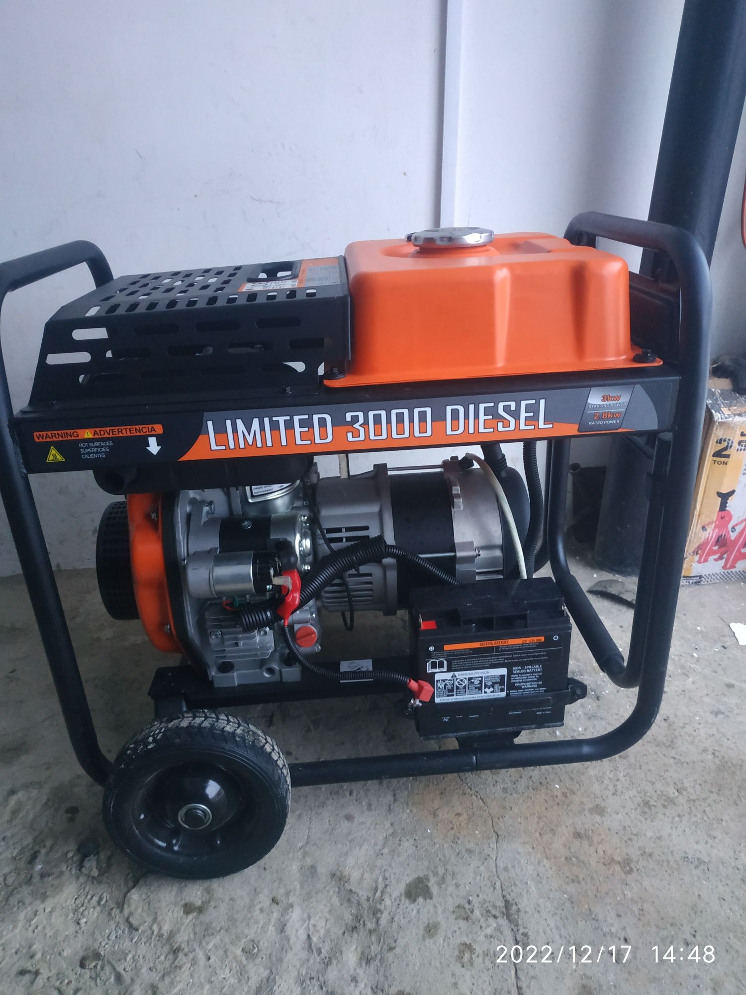 Продам дизельный  генератор GENERGY LIMITED -3000D