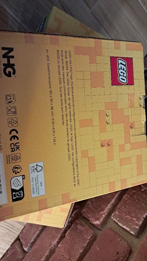 Zestaw Lego pojemniki na klocki
