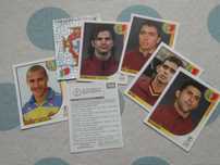Cromos do Mundial de 2002 de  2006 de 2010 de 2014 e de 2018