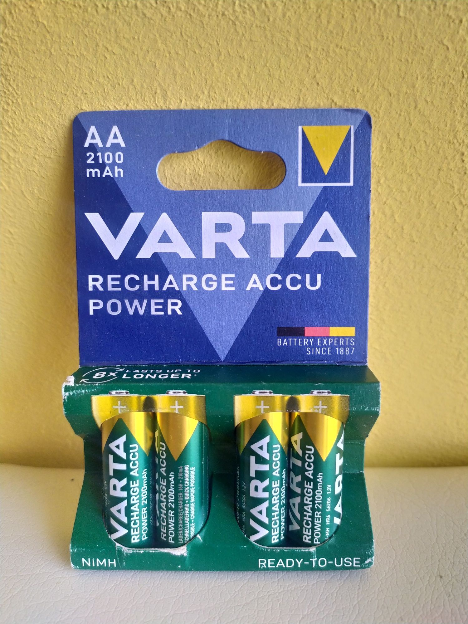 Нові акумулятори Varta AA 2100 mAh - довготривала робота ваших пристр