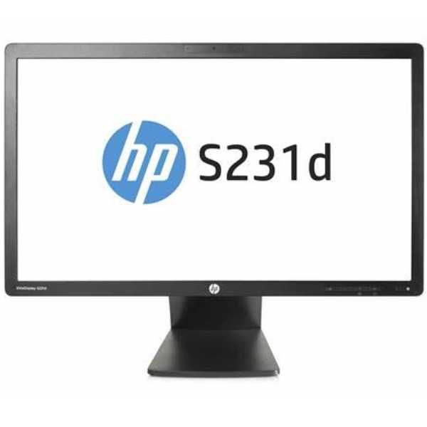 Monitor HP S231d - 23" FullHD | Webcam | Microfone