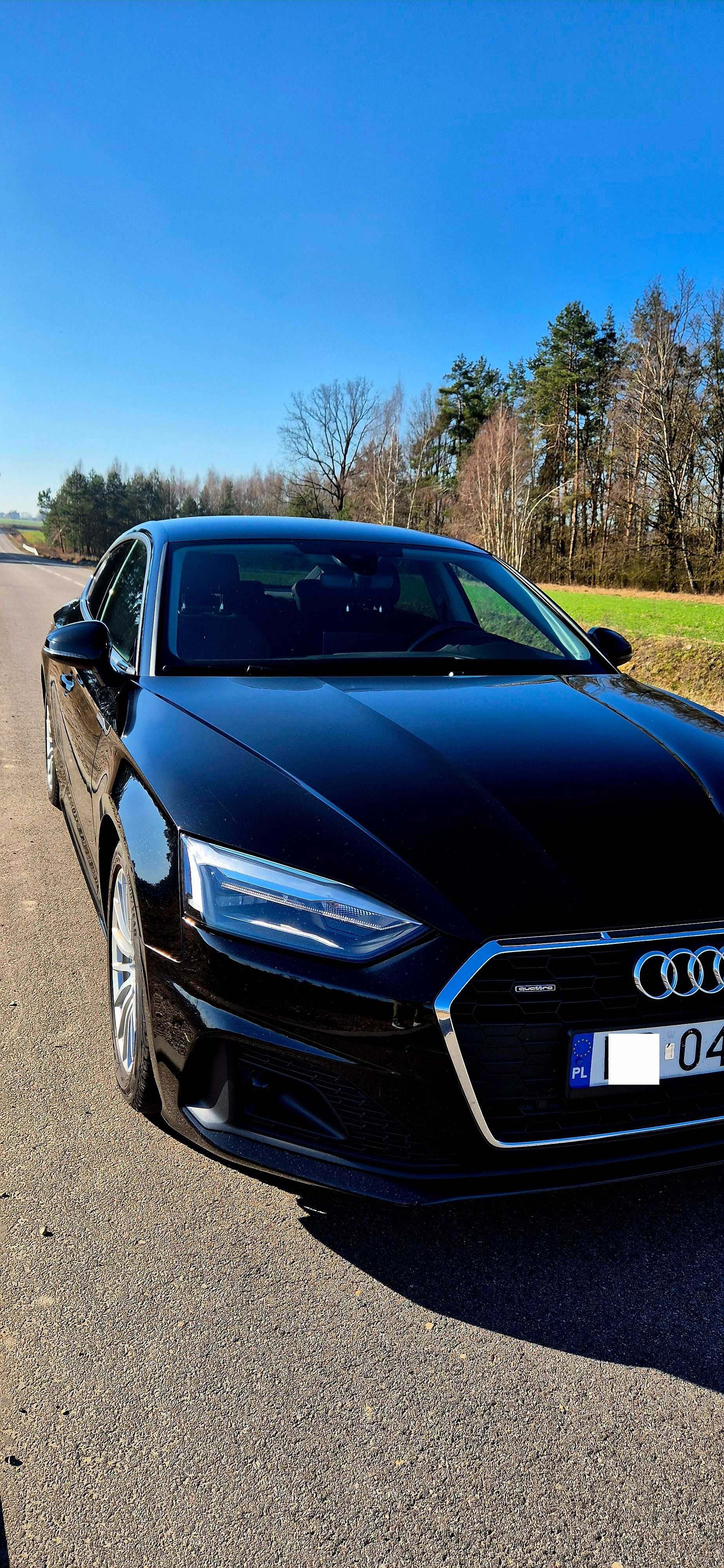 Sprzedam Audi A5, mały przebieg, w bardzo dobrym stanie!