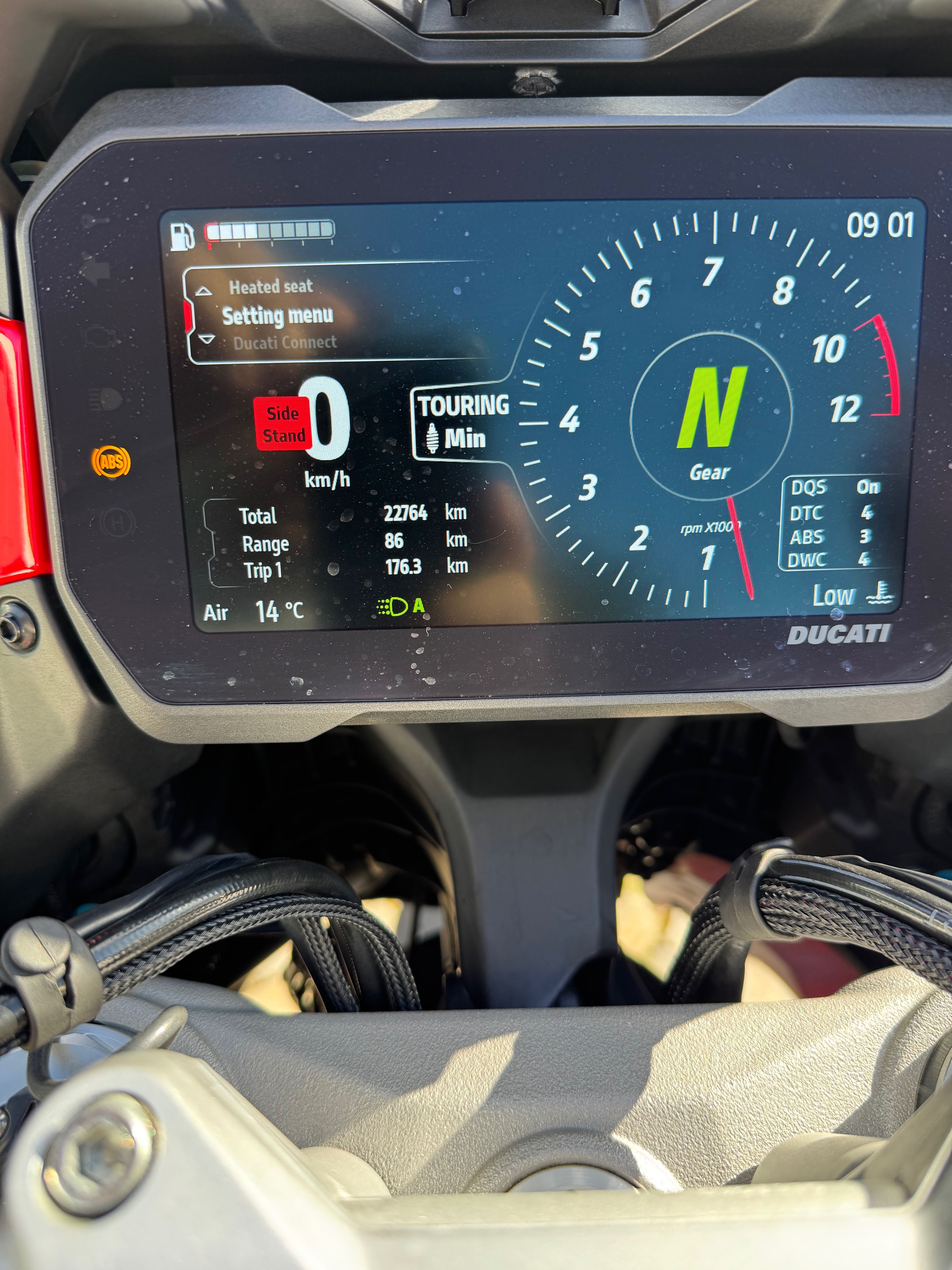 Ducati Multistrada V4S Spoked wheels