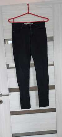 Spodnie jeansowe dżinsowe dziny S Denim Co rurki czarne