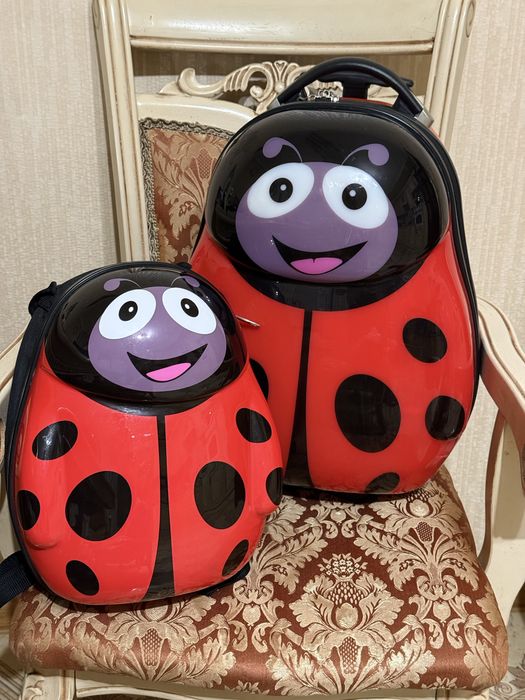 Дитячий дорожній набір Сонечко рюкзак валіза