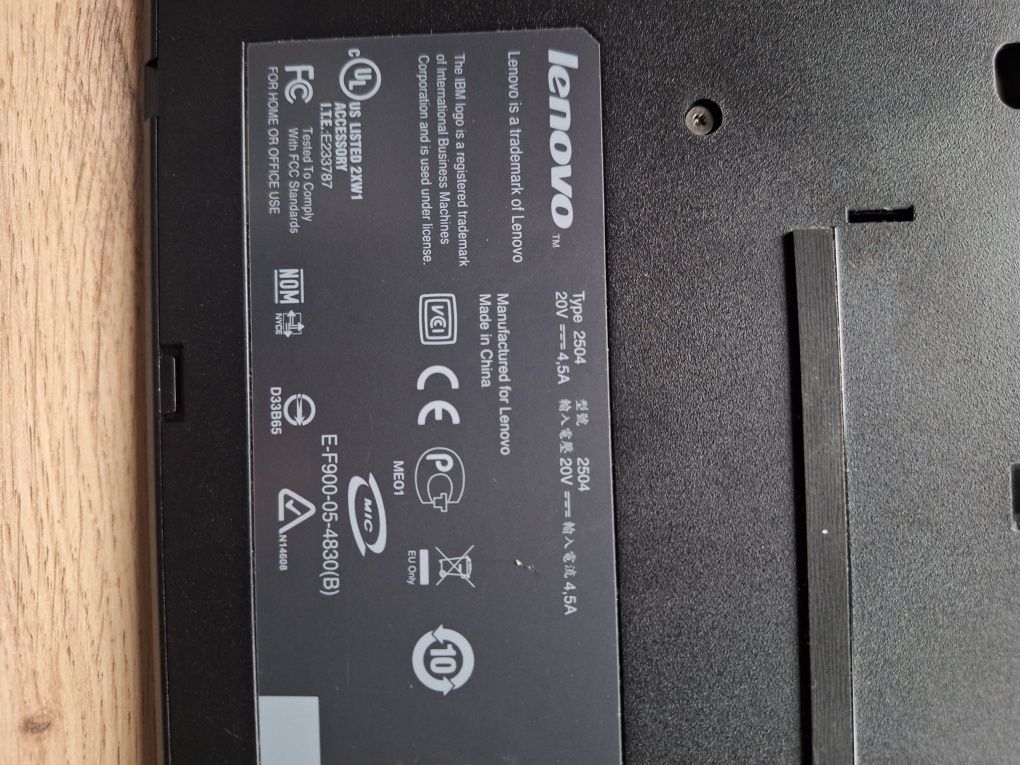 Stacja dokująca Lenovo Thinkpad 2504