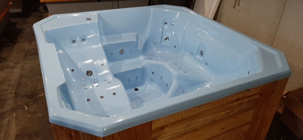 Jacuzzi piec opalany drewnem ze stali nierdzewnej balia beczka 5 os