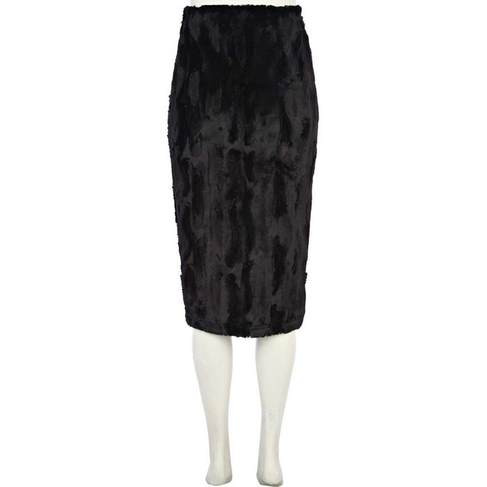 міді спідниця олівець зі штучного хутра River Island \ юбка карандаш