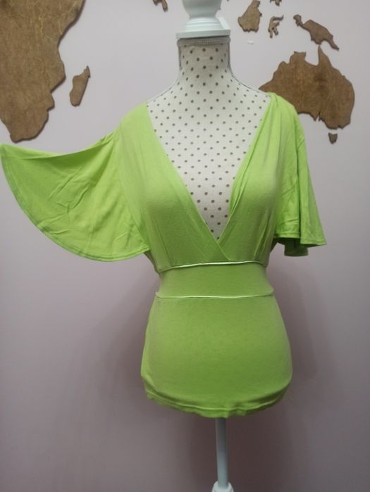 Koszulka nietoperz głęboki dekolt