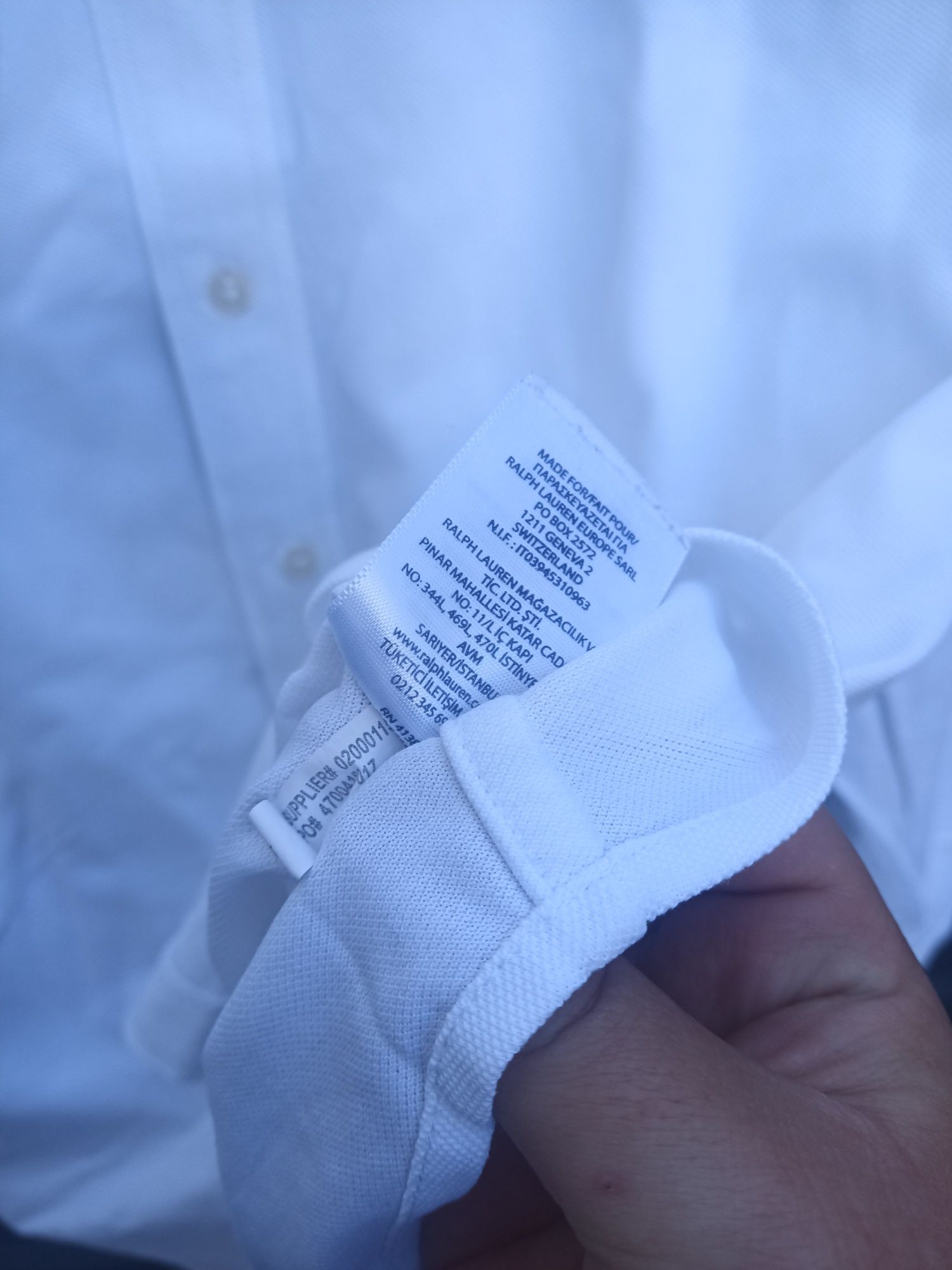 Ralph Lauren Knit Oxford koszula męska