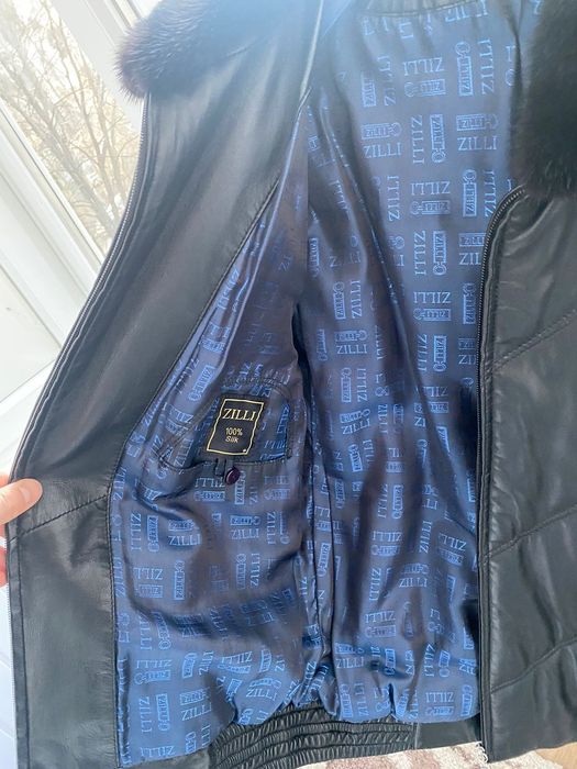 Куртка Zilli темно-синя зіллі зилли