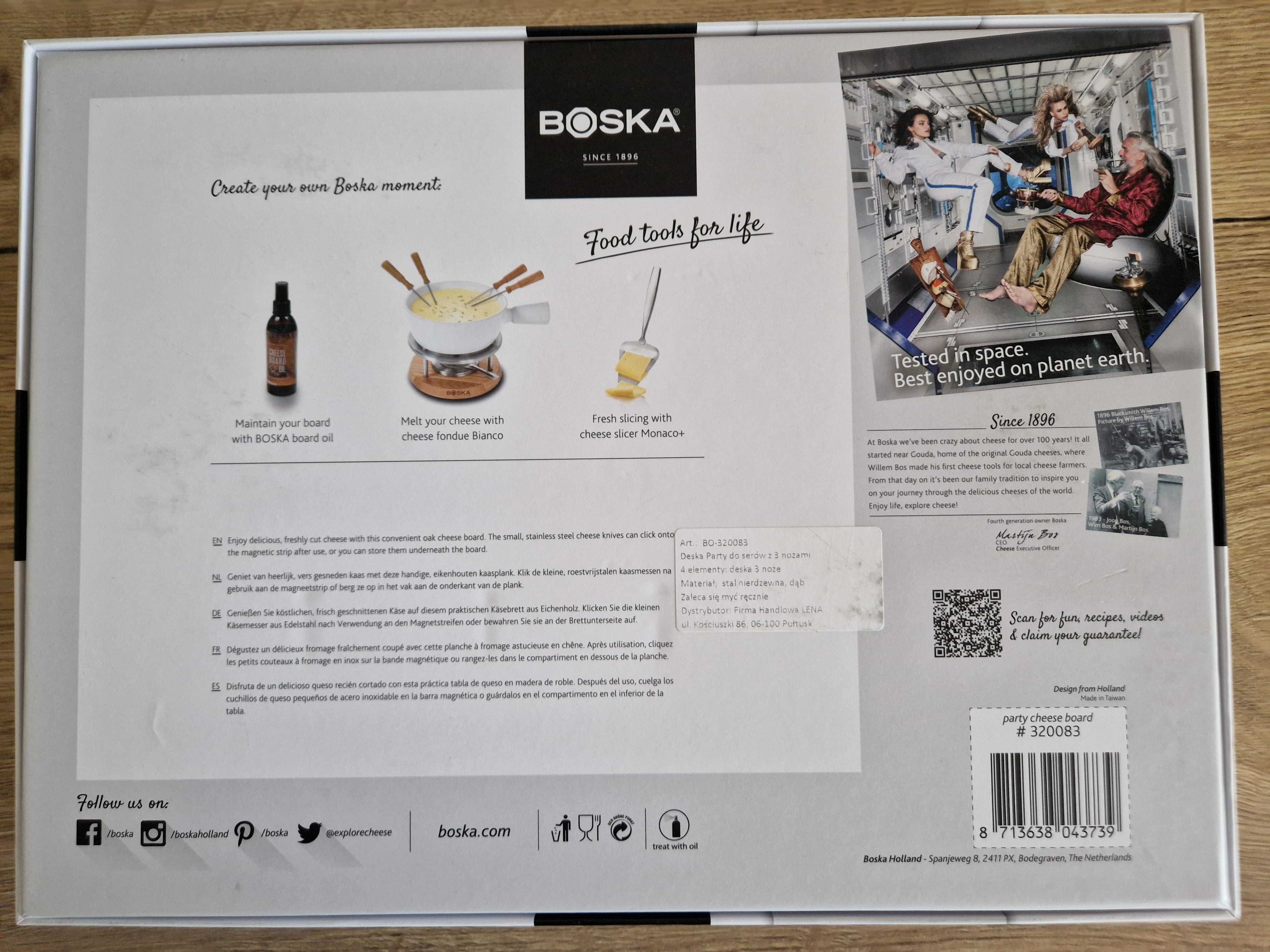 Zestaw desek do krojenia i noże do serów - Boska Party Cheese Set