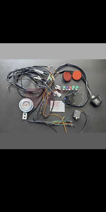 Instalação de piscas para mota